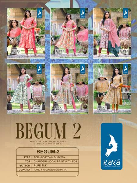Kaya Begum 2 Nyra Cut Readymade Suits Catalog